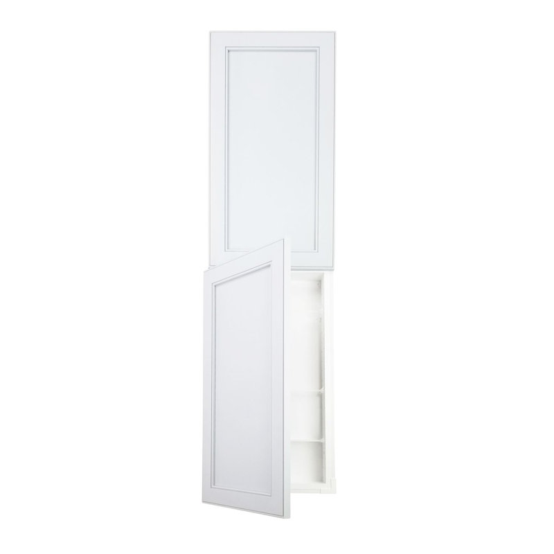 Timber Tree Cabinets Lakecrest 14" W x 62" H x 3.5" D Solid Wood ...